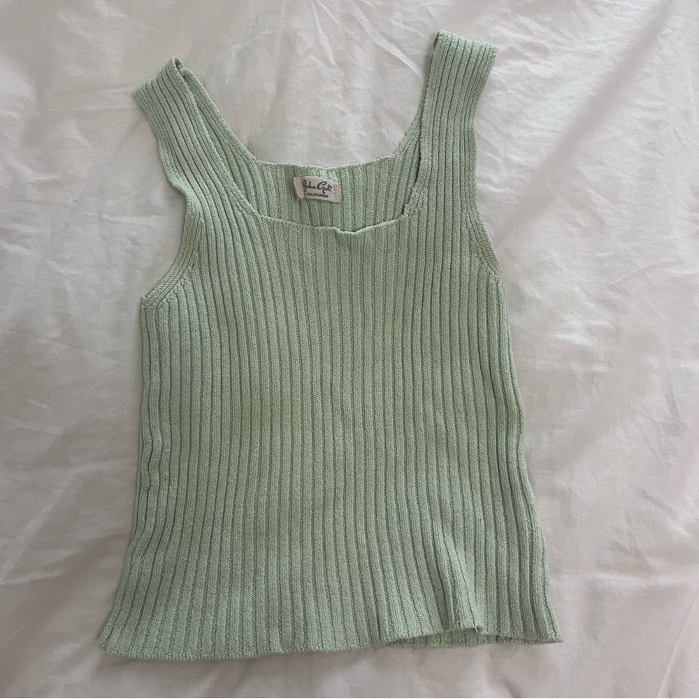 John Galt | Brandy Melville Light Green Tank Top